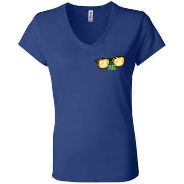 Shy Guy Tours Ladies' V-Neck T-Shirt